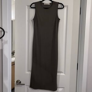 Slit MIDI Dress